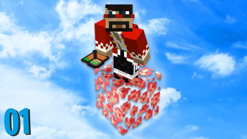 Minecraft But Its One Modded Block (,