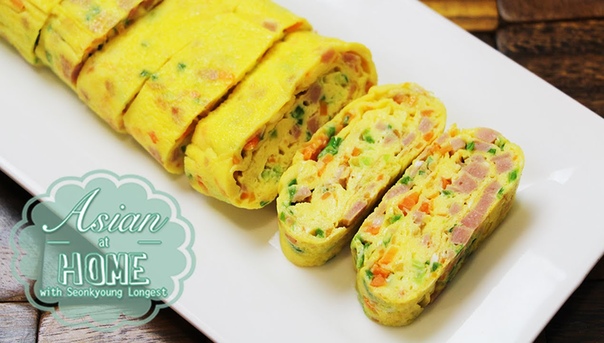 Korean Egg Roll, Rolled
