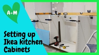 Tips on how to set up Ikea cabinets for a kitchen installation