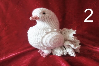 ГОЛУБЬ часть-2  DOVE Crochet part-2