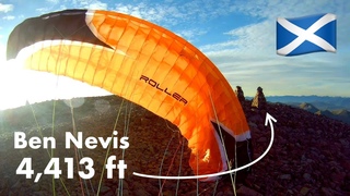 Paragliding from the top of Scotland’s highest mountain!