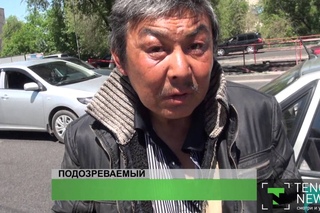 Бездомный угнал такси и совершил ДТП в Алматы