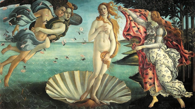 Respighi Botticelli Triptych ( Trittico Botticelliano), Three Botticelli pictures for