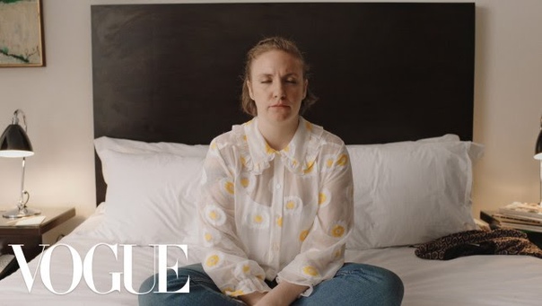 Lena Dunham Tries Meditation,