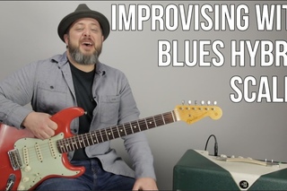 Blues Rock Lead Guitar Lesson - Improvising with Hybrid Blues Scales