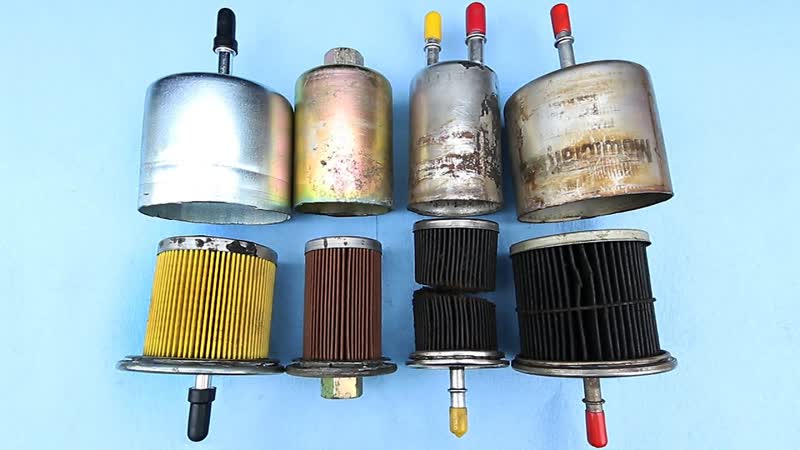 What does the inside of a Fuel Filter look like after 300, 000