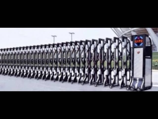 cửa cổng xếp cửa trượt tự động