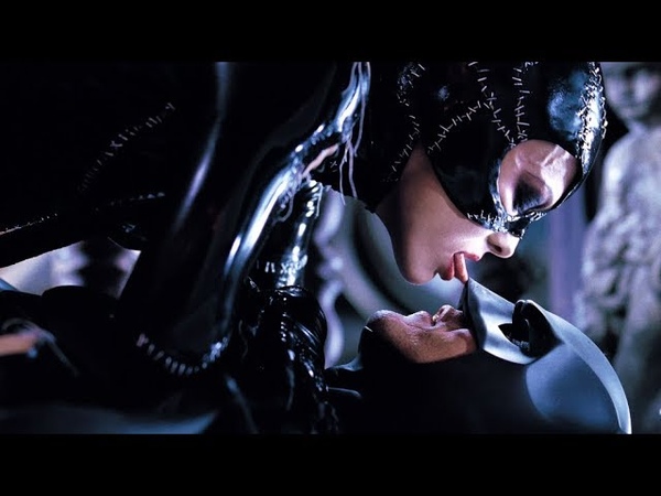Batman saves girl and meets Catwoman, Batman Returns (4k