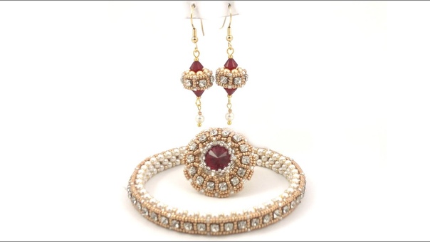 Beading4perfectionists : 1920s Art Deco style beaded earrings