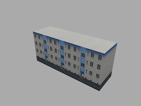 ch Siedlungshaus 14c low poly