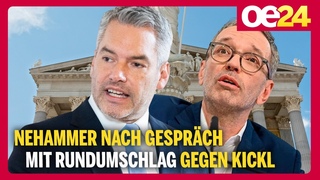 Nehammer nach Gesprch mit Rundumschlag gegen Kickl