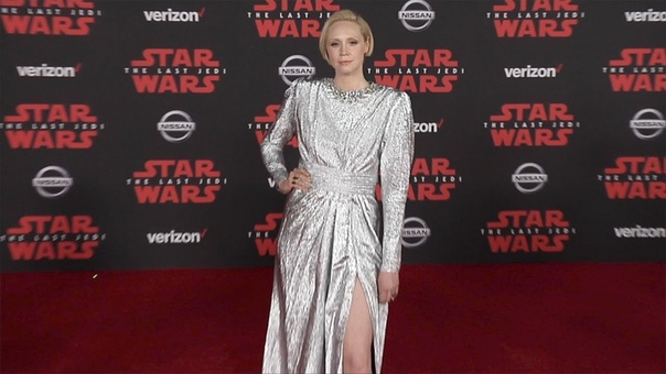 Gwendoline Christie Star Wars The Last Jedi World Premiere Red