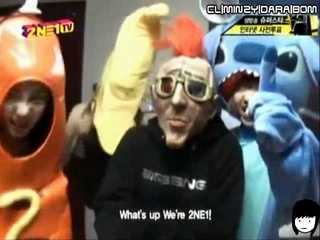 2NE1 - Fire and In the club (Funny and cute ver.) кфк