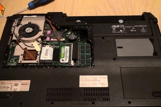 Замена комплектующих ноутбука Asus F7. Сделай сам.