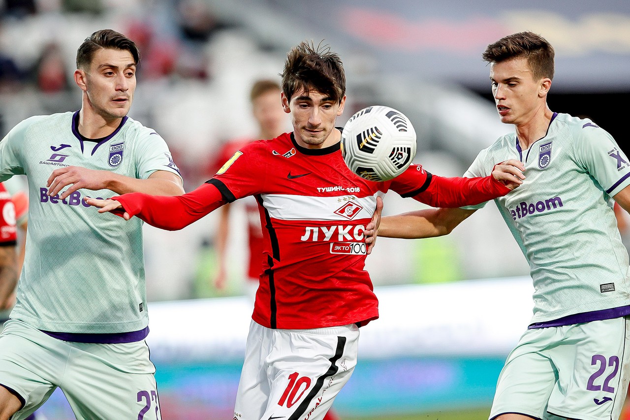 Уфа - Спартак, 1:1. Зелимхан Бакаев