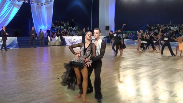 ANDREY GUSEV ELIZAVETA CHEREVICHNAYA IDSF INTERNATIONAL OPEN LATIN IN MOSCOW 2011 ROUND 4