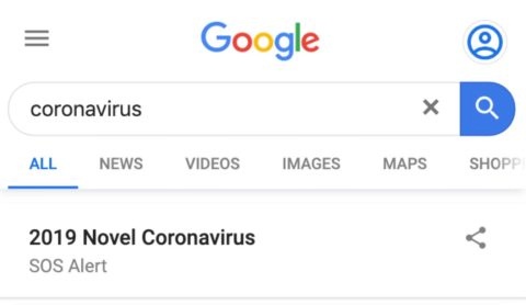 Google ввел SOS-оповещение в запросах, связанных с коронавирусом, изображение №1