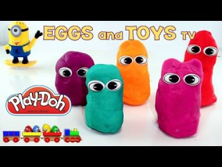 Minions Frozen Elsa Anna Minnie Mouse Duffy Duck LPS Play Doh Surprises