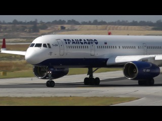 Tupolev Tu-214 Short Takeoff from Larnaca Intl | Transaero Airlines | Larnaca Plane Spotting Series