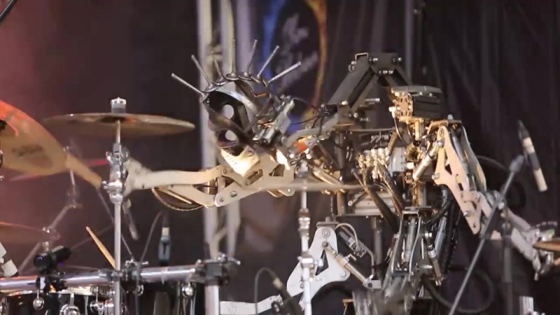 Compressorhead , Smells Like Teen Spirit (, Nirvana Cover) (live in Moscow,