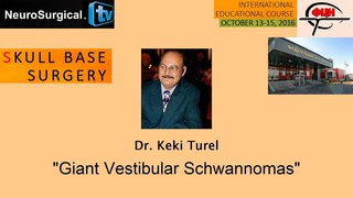 Dr. Keki Turel: Giant Vestibular Schwannomas