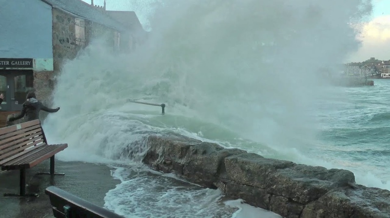 A DRENCHING SLICE OF St IVES COURTESY OF STORM