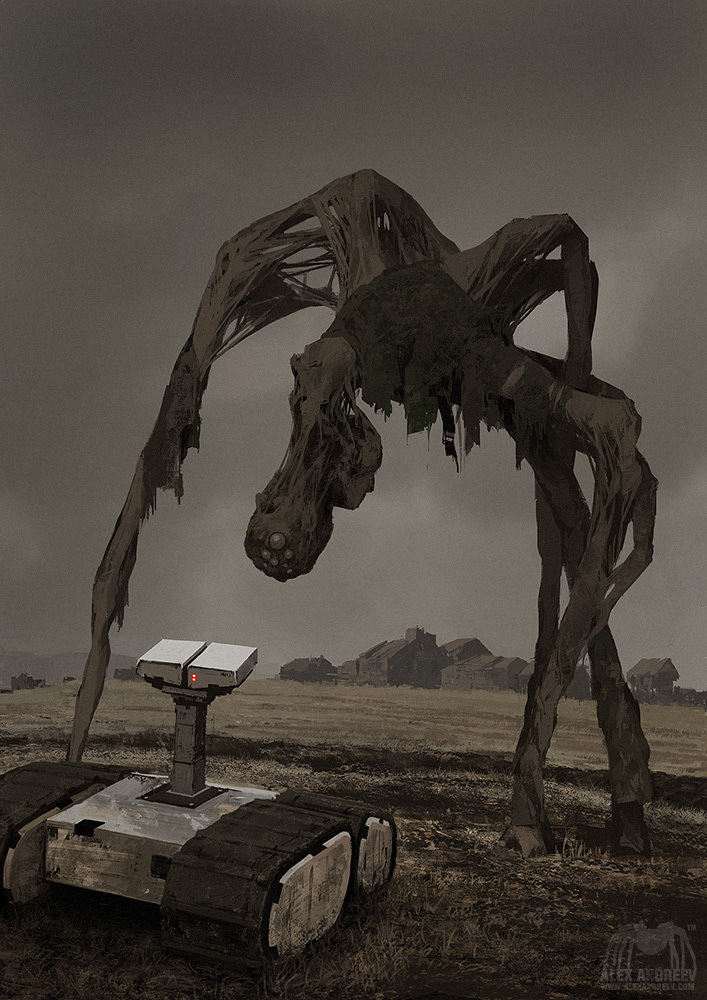 SCP-610, Ненавидящая плоть. Художник — Алексей Андреев; иллюстрация создана в рамках арт-проекта ARTSCPКоллективное сознательное