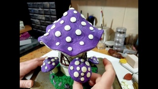 Tid Bit Mushroom Glow Fairy House