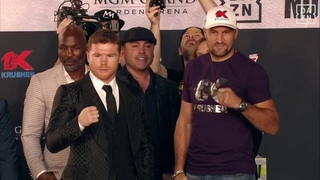 Canelo Alvarez vs. Sergey Kovalev  Битва взглядов.