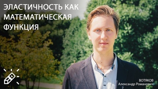 ЭКОНОМИКА. Эластичность как математическая функция