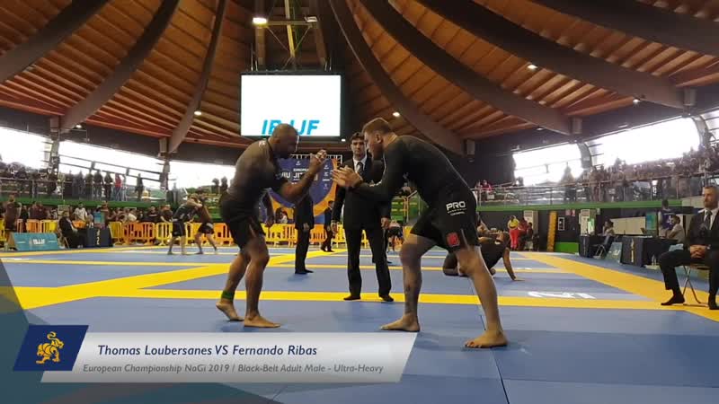 Thomas Loubersanes VS Fernando Ribas European Championship No Gi