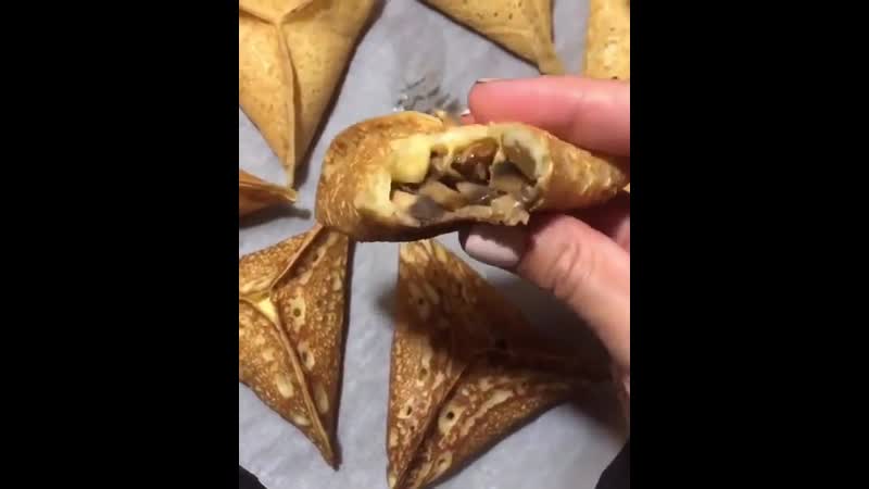 АРАБСКИЕ БЛИНЧИКИ с грибами и