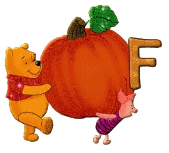 алфавит Винни-Пух и Пятачок с тыквой, image #6