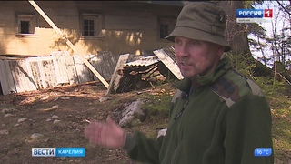 Волонтеры в Карелии восстанавливают православную часовню