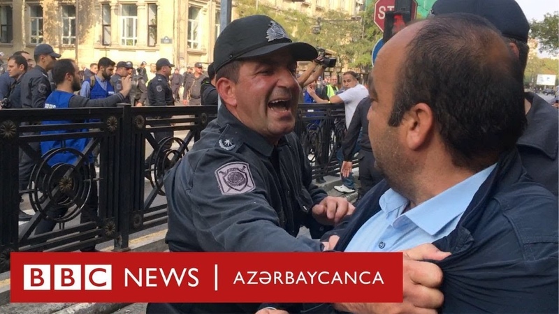 Uşağı necə döydülər, çırpdılar yerə, Milli Şuranın mitinqindən