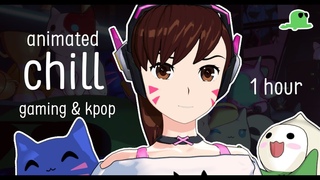 【1-HOUR MIX】’s bedroom 🎮 lofi animated gaming/kpop mix