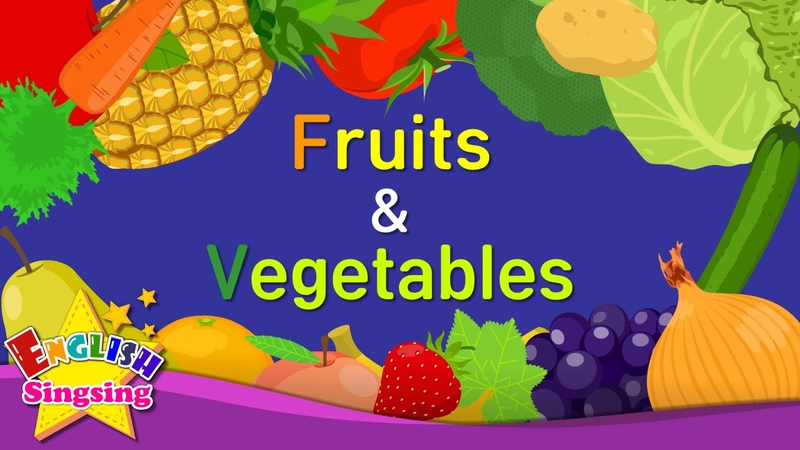 Kids vocabulary Fruits Vegetables 1 Learn English for kids English educational