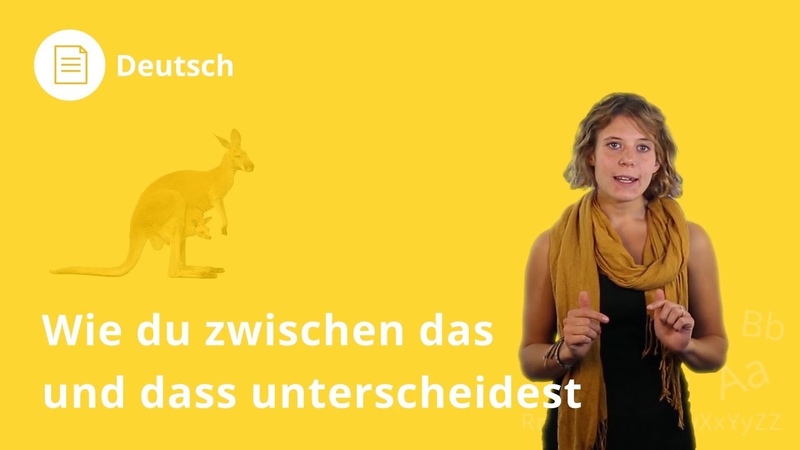 das oder dass Was du beachten musst Deutsch, Duden