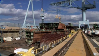 Future USS John F. Kennedy (CVN 79) February 2018 Superlift