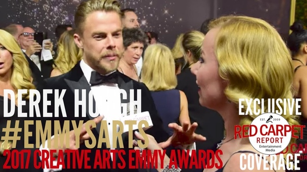 Derek Hough interviewed at the 2017 Creative Arts Emmys Red Carpet, Emmys