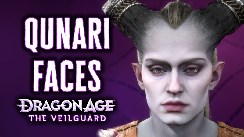 Dragon Age Veilguard: Qunari Character Creator Face, Skin