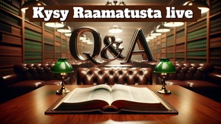Raamattu Q&A, kysy livenä, La klo 19