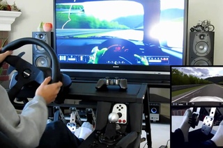 Gran Turismo 5 Nurburgring in S2000 w/ Custom Cockpit GT5