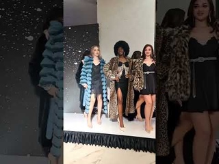 Восхитительные, эпатажные экошубы от нас на конкурсе красоты Королева Боспора 2023 #экошуба