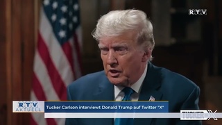 Tucker Carlson interviewt Donald Trump auf Twitter X