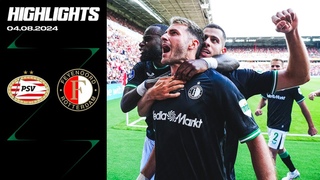 FIRST MATCH, FIRST TROPHY  | Highlights PSV - Feyenoord | Johan CruijffSchaal2024