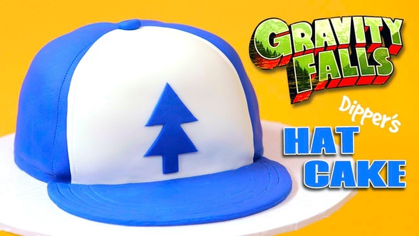 GRAVITY FALLS DIPPERS HAT CAKE NERDY