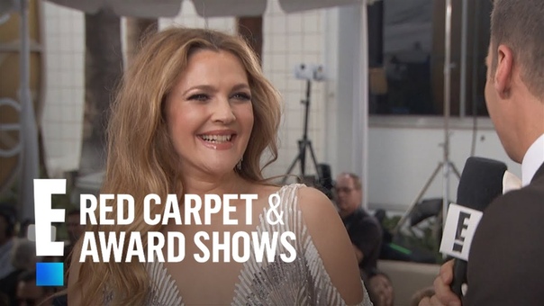 Drew Barrymore Puts Family First During 2017 Globes Weekend, E Live from the Red