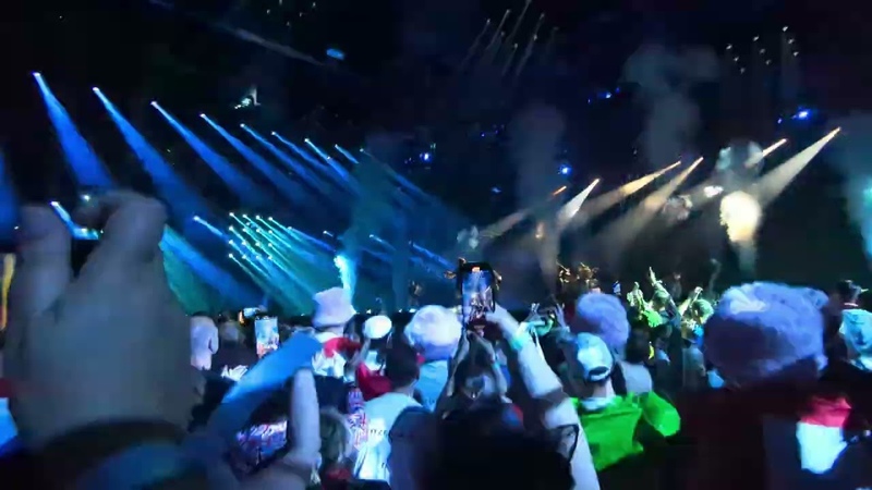 Rim Tim Tagi Dim Baby Lasagna from the crowd in Malmö arena Eurovision Song Contest 2024