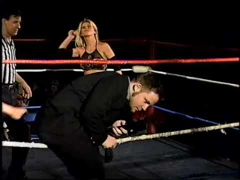 The Goddess Athena vs The Kat ( Stacy Carter) NWA Wildside Horse Park Conyers, GA 5 22